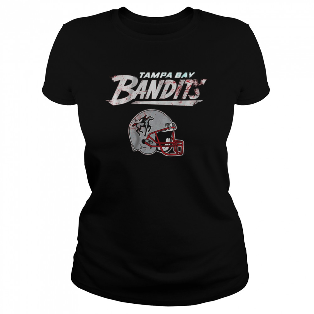 Tampa Bay Bandits Vintage Helmet Shirt 1 Tampa Bay Bandits Vintage Helmet Classic Women's T-shirt