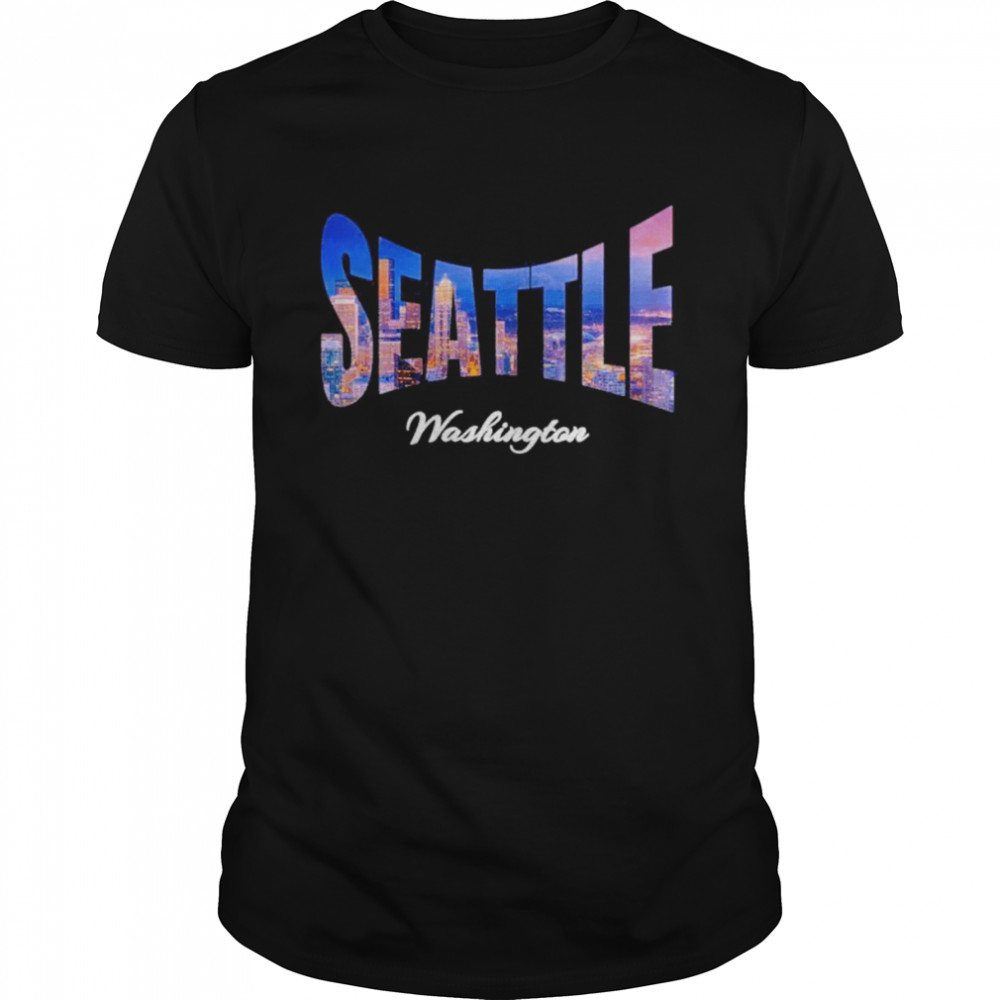 Wo Seattle Washington City Souvenirs Shirt
