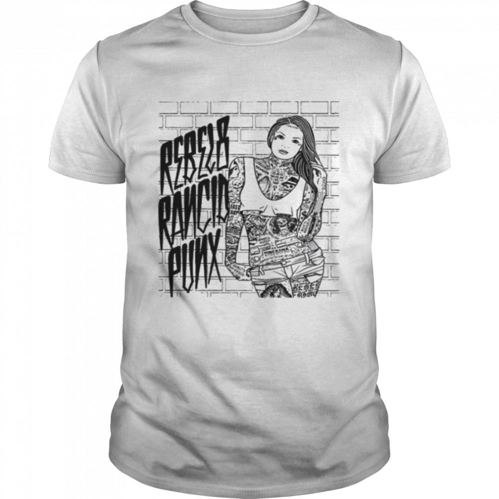 Aesthetic Design Of Rancid Band shirt
