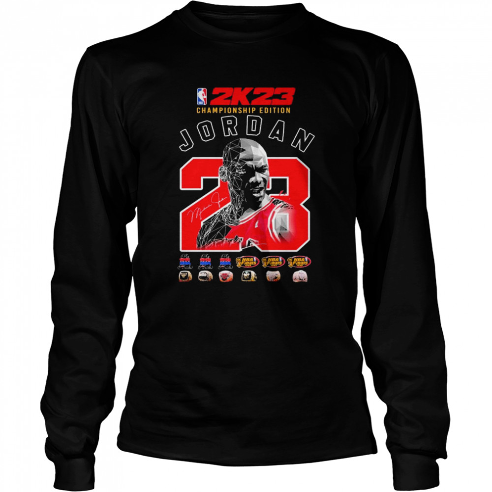 Legend Michael Jordan NBA 2K23 Championship Edition Signature Shirt -  Teespix - Store Fashion LLC