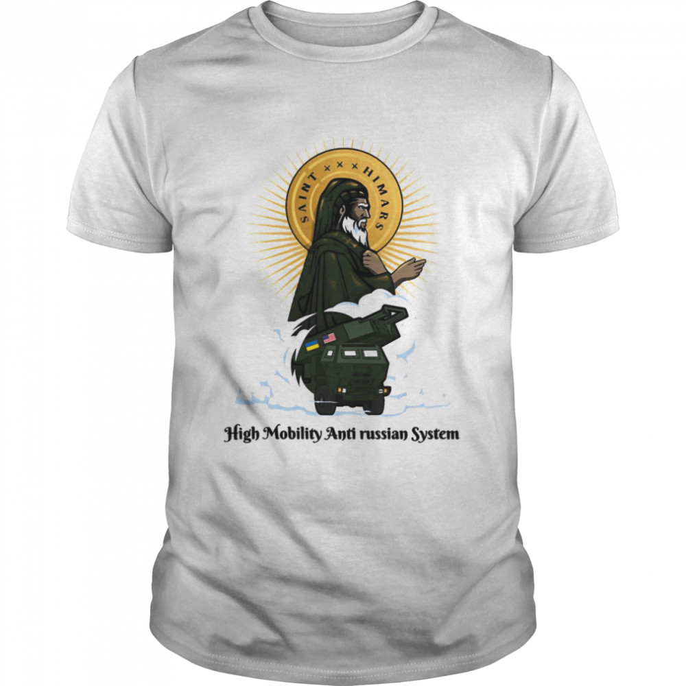 Saint Himars Hight Mobility Anti Russian System shirt Classic Men's T-shirt
