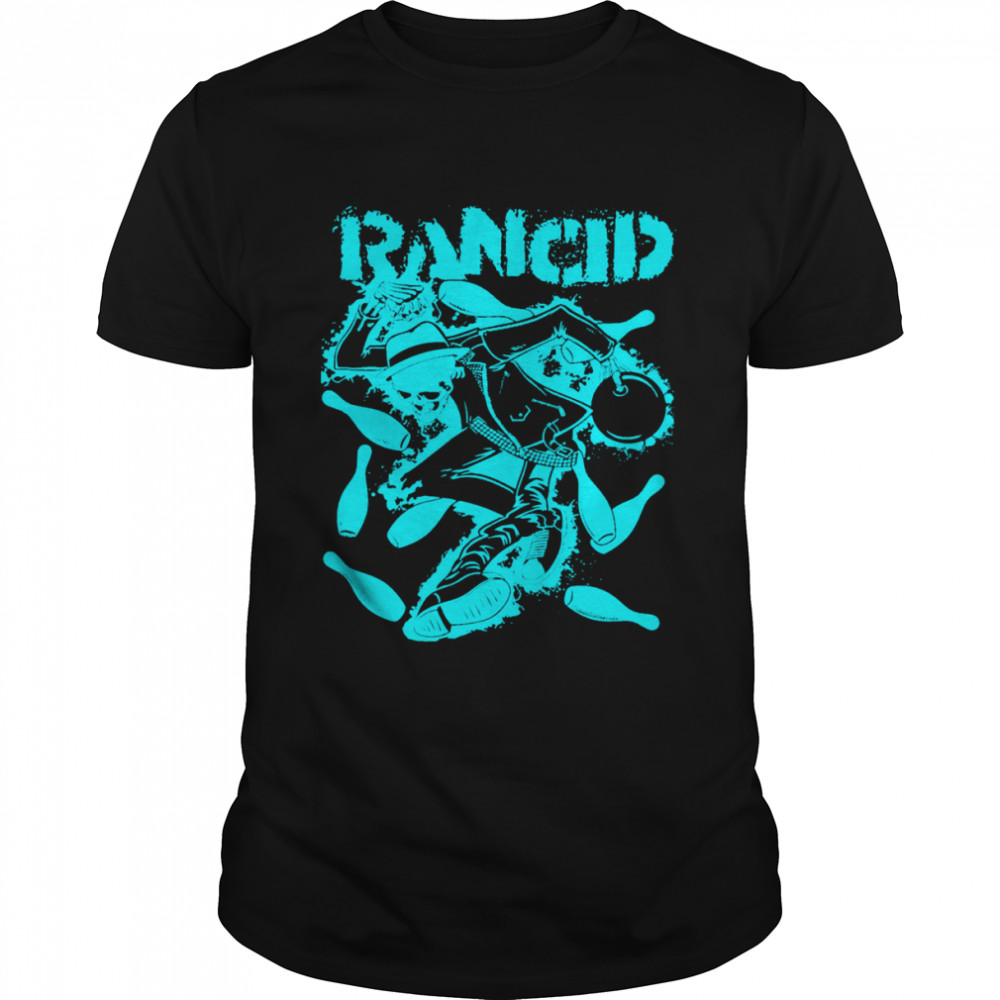 Rock Music Neon Design Rancid Band shirt Classic Men's T-shirt