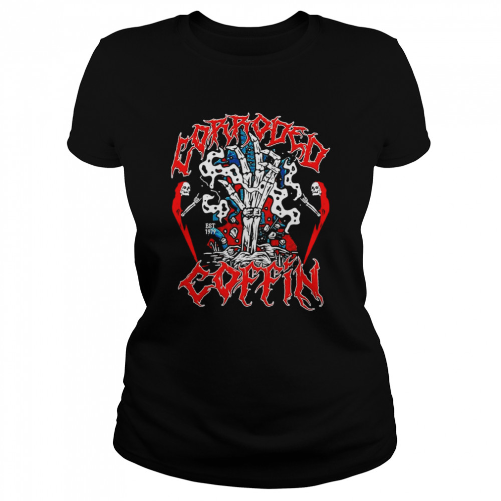Corroded Coffin Essential T-shirt Classic Women's T-shirt