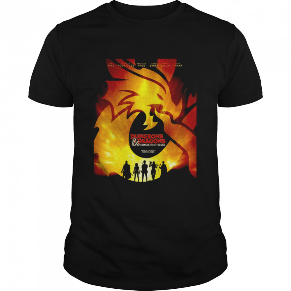 Dungeons and Dragons Honor Among Thieves poster shirt Classic Men's T-shirt