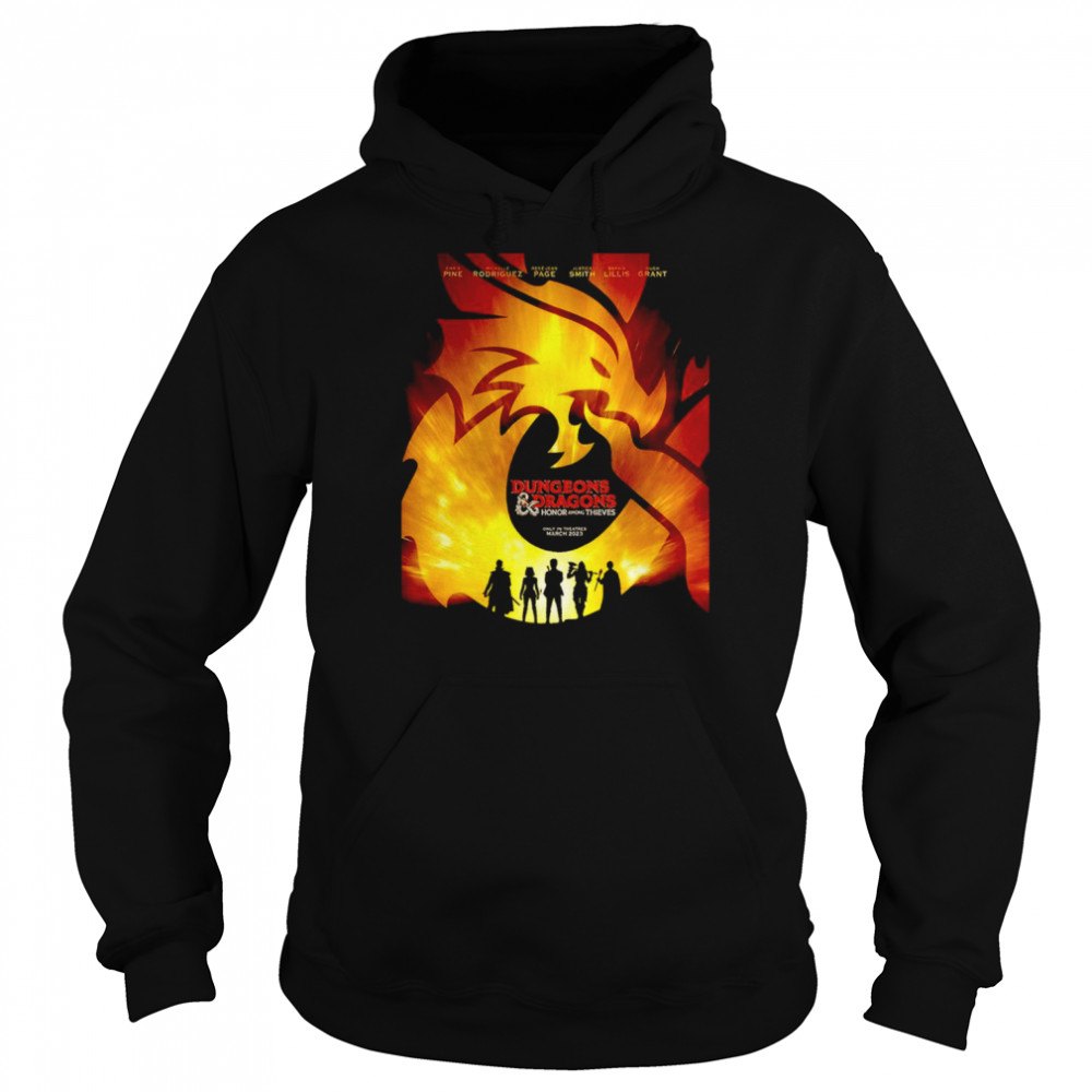 Dungeons and Dragons Honor Among Thieves poster shirt Unisex Hoodie