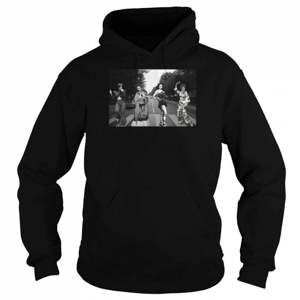 Frida Kahlo And Feminists The Abbey Road The Beatles Artist shirt Unisex Hoodie