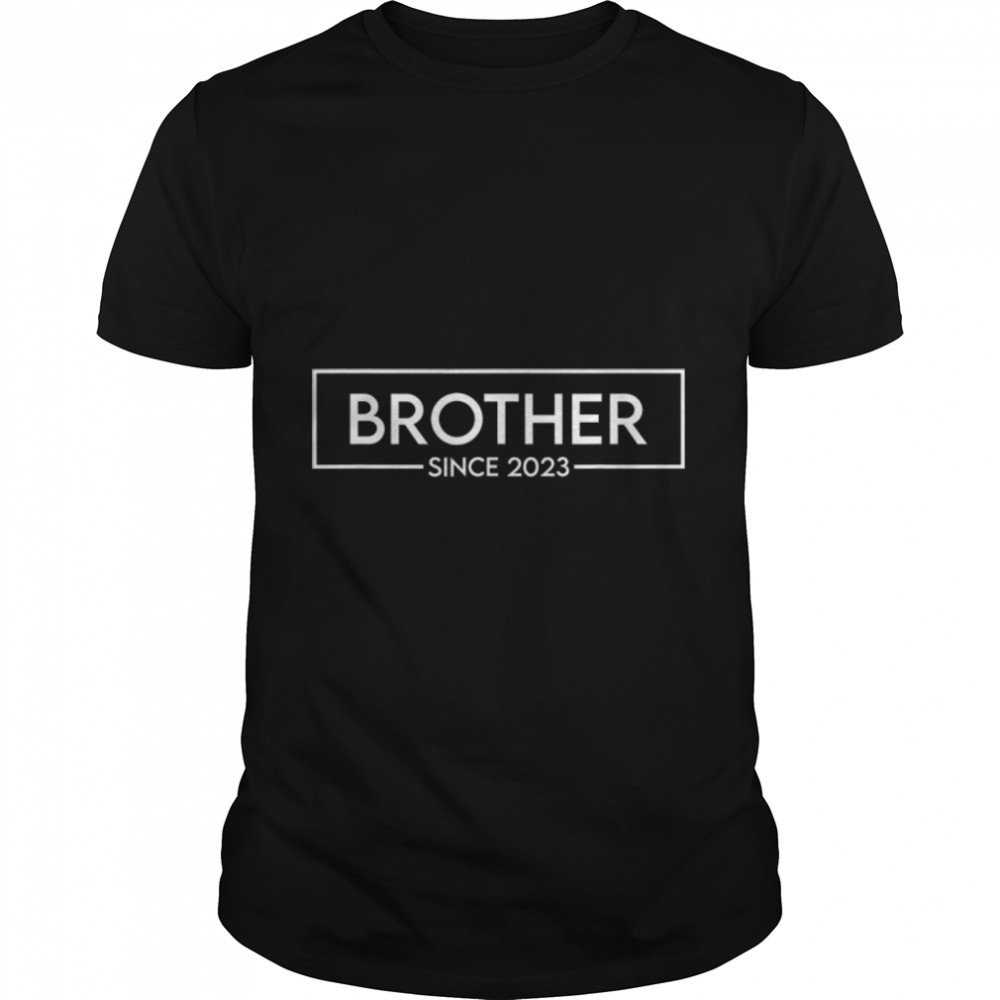 Promoted To Brother Est 2023 T- B0B7F37KFQ Classic Men's T-shirt
