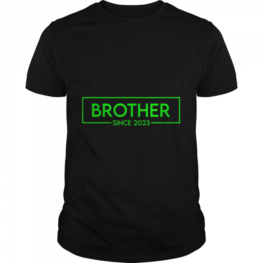 Promoted To Brother Est 2023 T- B0B7F3RCHQ Classic Men's T-shirt