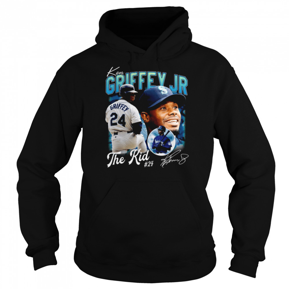 The Kid Baseball Vintage Signature Ken Griffey Jr Shirt - Reallgraphics