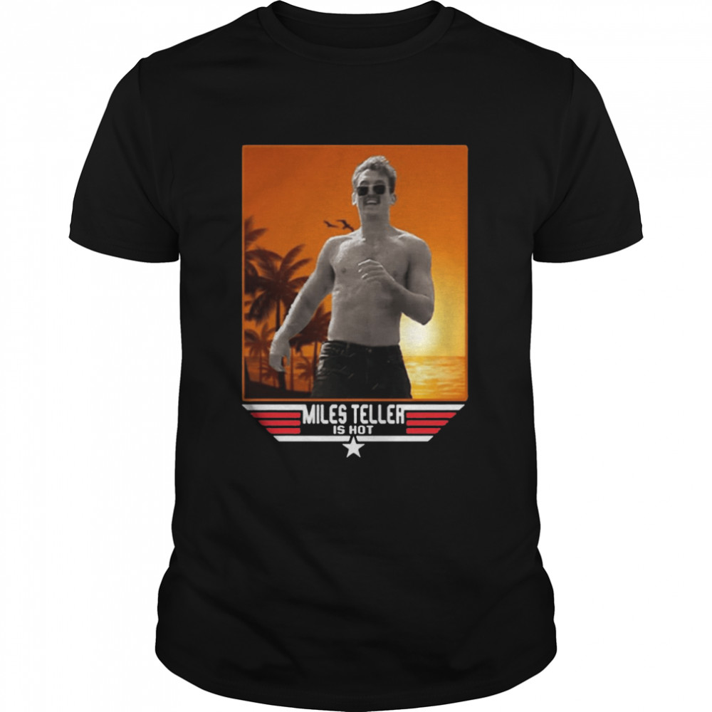 Rooster Topgun Retro Miles Teller less shirt Classic Men's T-shirt