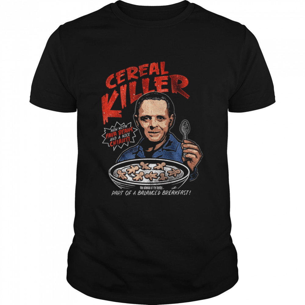 Cereal Killer Silence Of The Lambs 80s 90s Horror shirt Classic Men's T-shirt