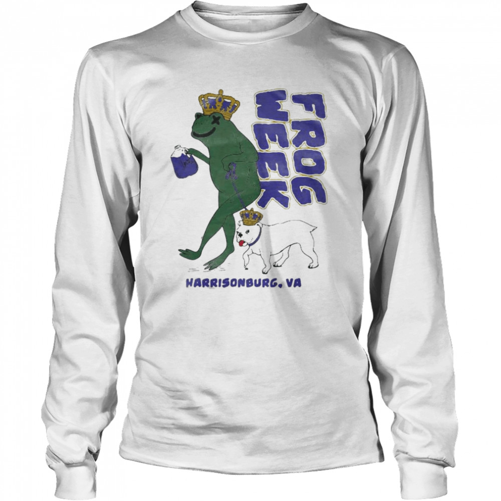 Frog Week Harrisonburg Va  Long Sleeved T-shirt