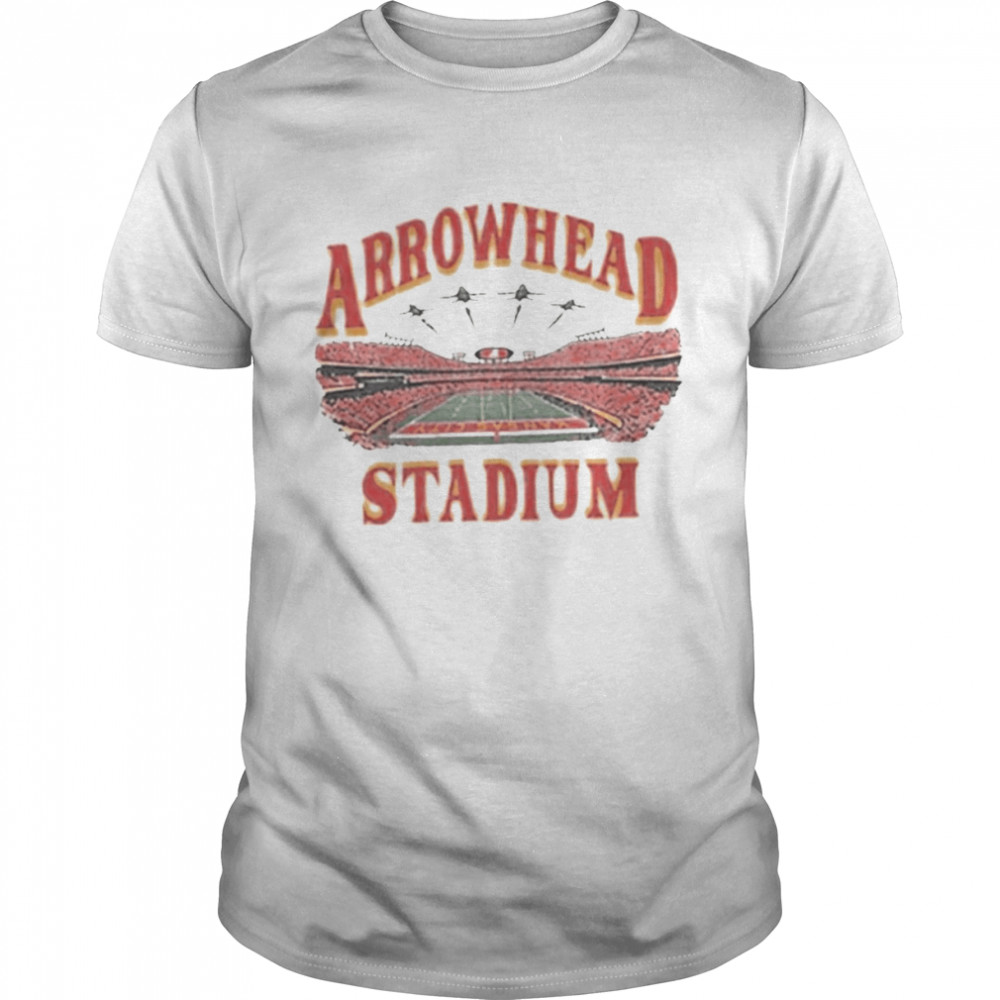 Arrowhead Stadium Flyover  Classic Men's T-shirt