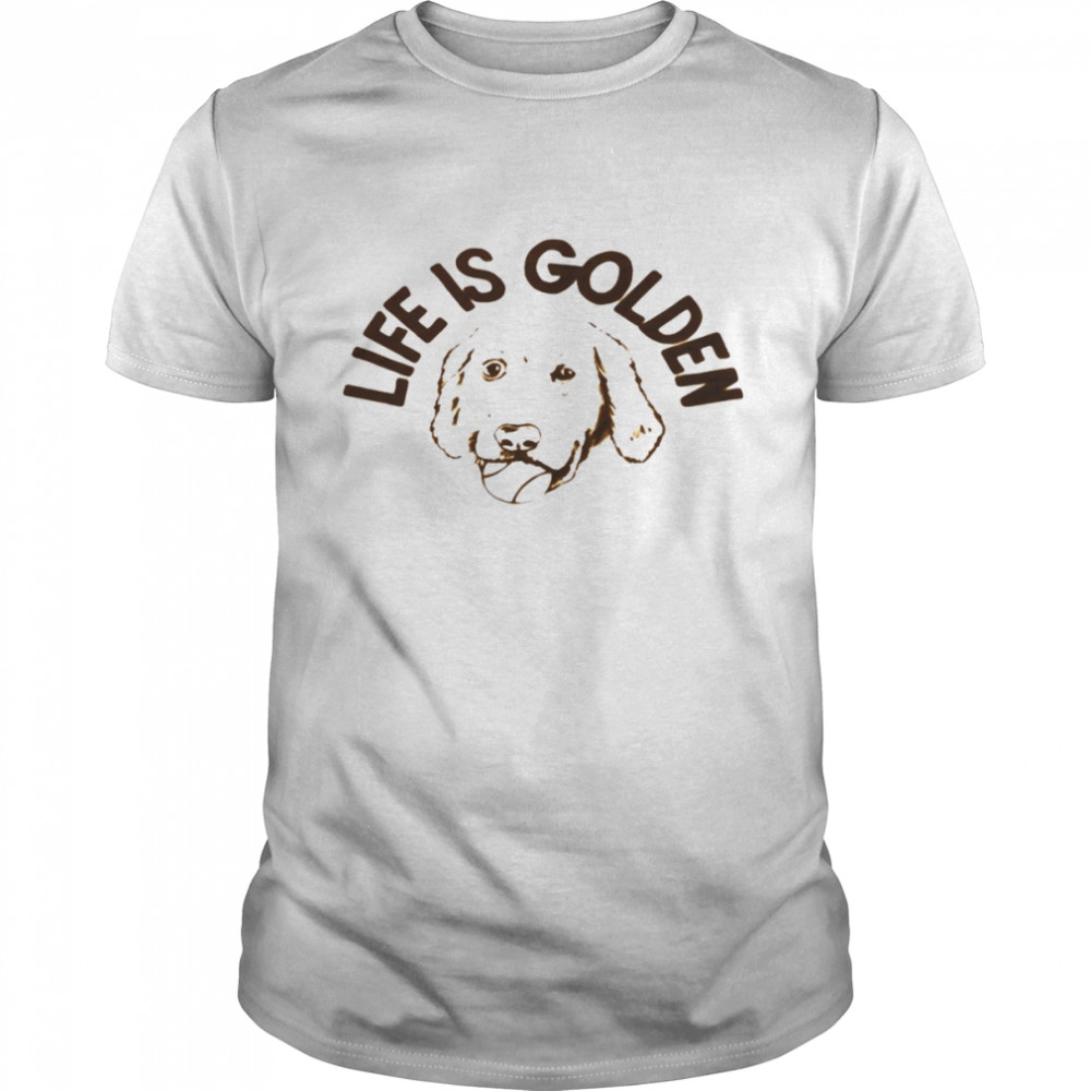 Dog life is golden shirt Classic Men's T-shirt