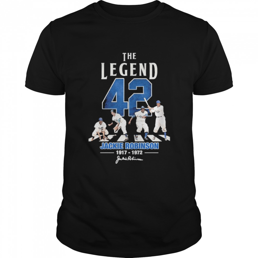 The Legend Jackie Robinson 1917-1972 signature shirt