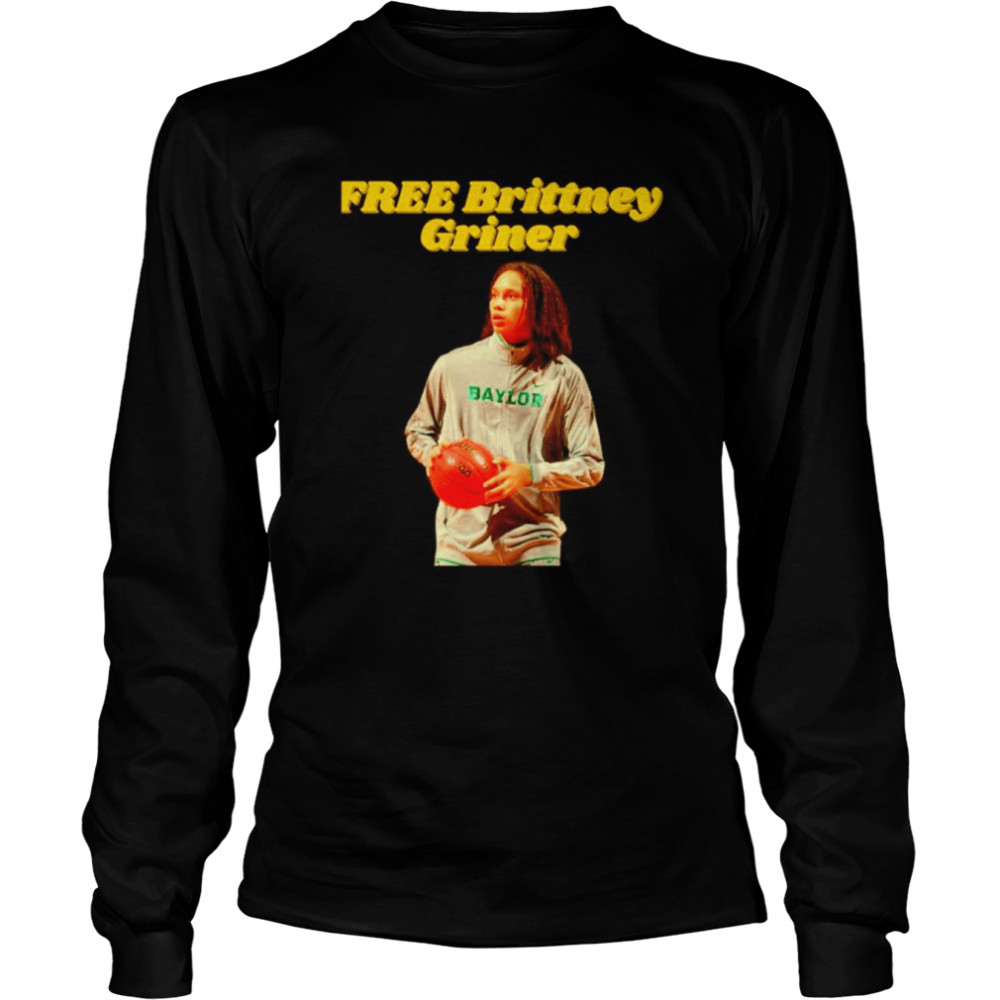 WNBA Brittney Griner Free Brittney Griner  Long Sleeved T-shirt