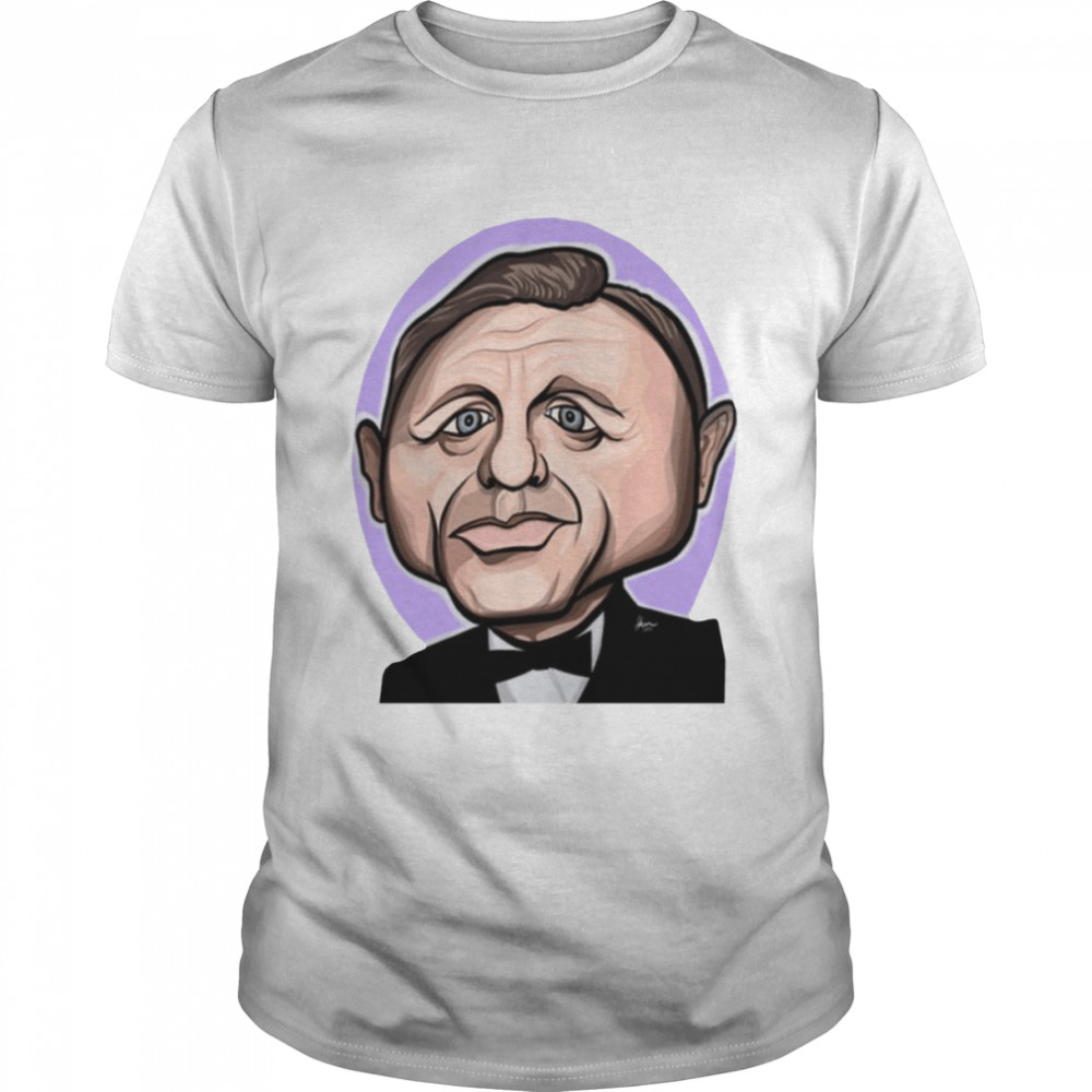 Animated Face Daniel Craig shirt Classic Men's T-shirt