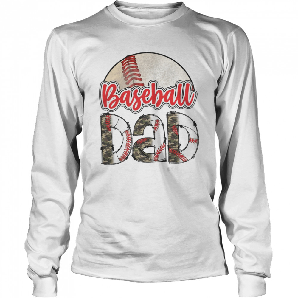 Baseball Dad shirt Long Sleeved T-shirt
