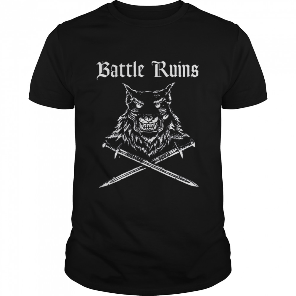 Battle Ruins Punk Oi! Premium The Varukers shirt Classic Men's T-shirt