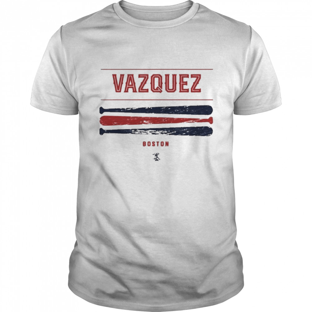 Christian Vazquez Vintage Baseball Bat  Classic Men's T-shirt