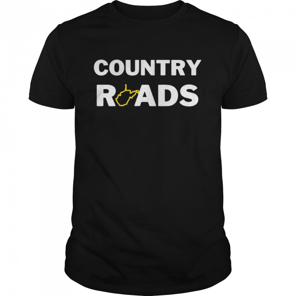 Country Roads Virginia map shirt Classic Men's T-shirt