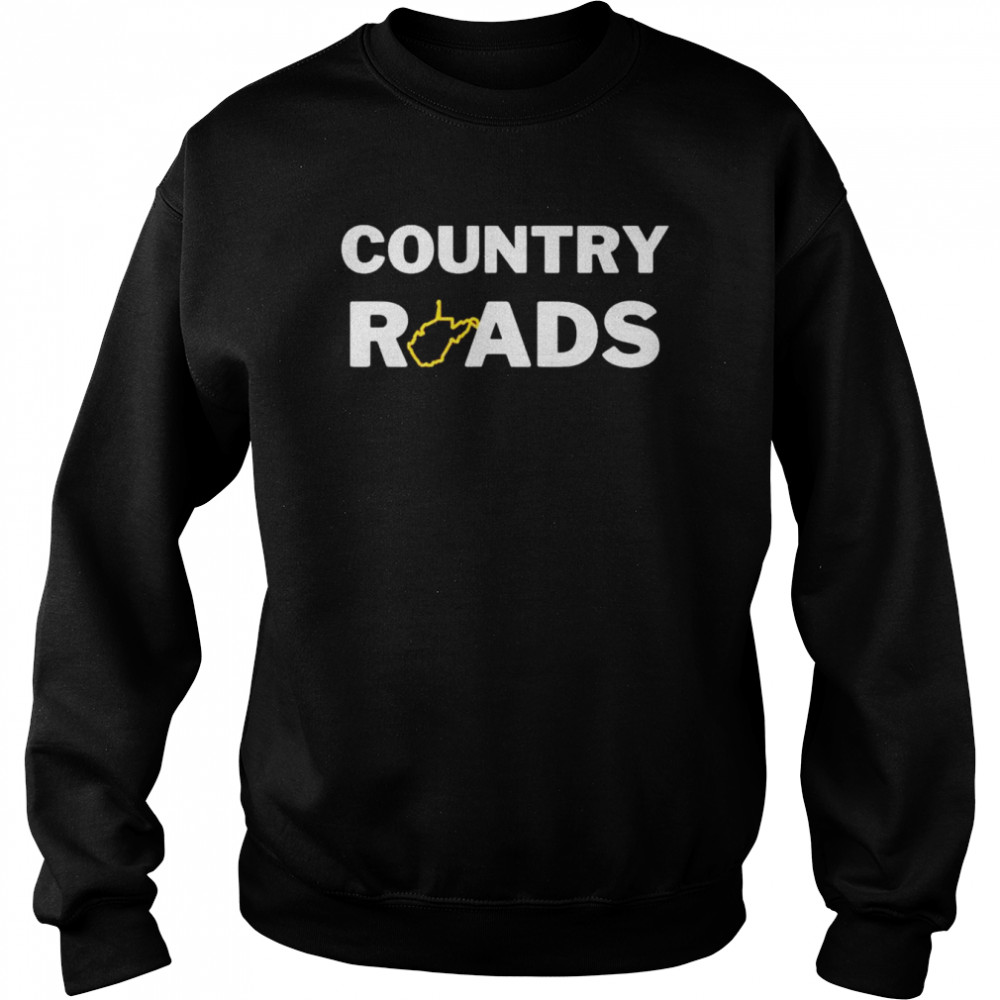 Country Roads Virginia map shirt Unisex Sweatshirt