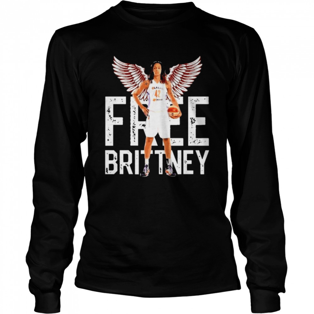 Free brittney griner wings phoenix mercury 2022 shirt Long Sleeved T-shirt