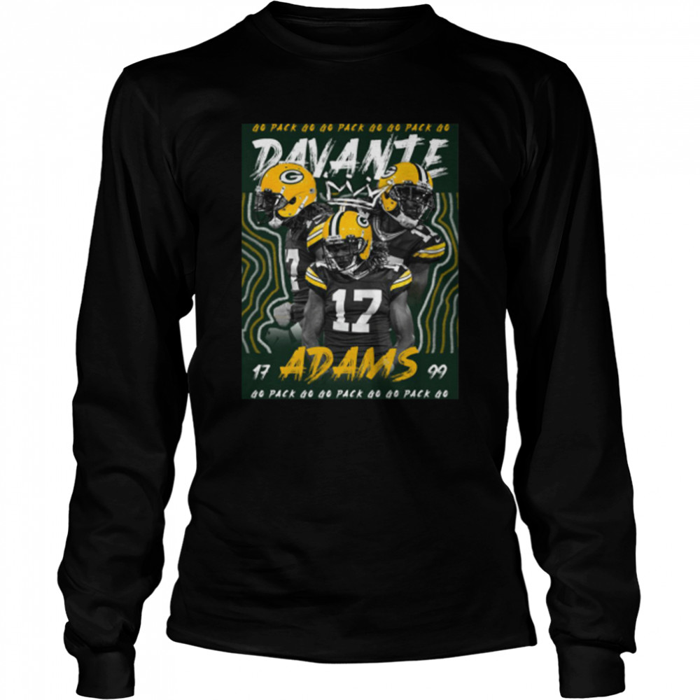 NFL Green Bay Packers Davante Adams T- Long Sleeved T-shirt
