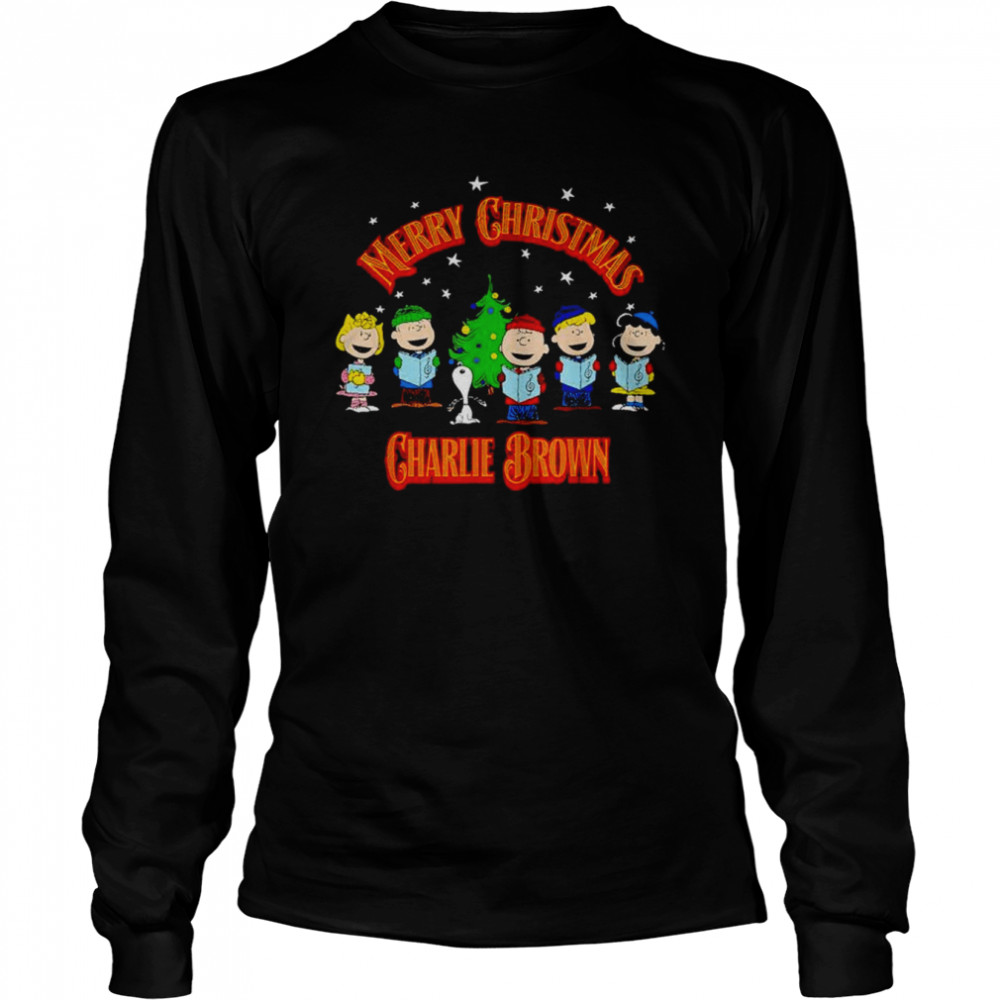 Peanuts Holiday Charlie Brown Merry Christmas shirt Long Sleeved T-shirt