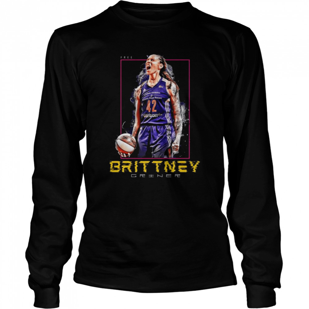 Phoenix Mercury Free brittney griner 2022 shirt Long Sleeved T-shirt