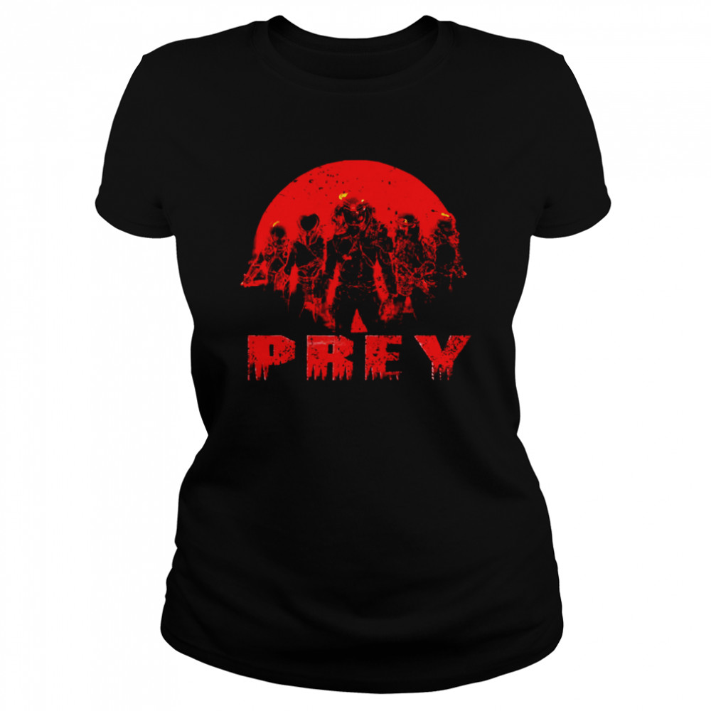 Prey For Movie Yellow Crack shirt Classic Women's T-shirt