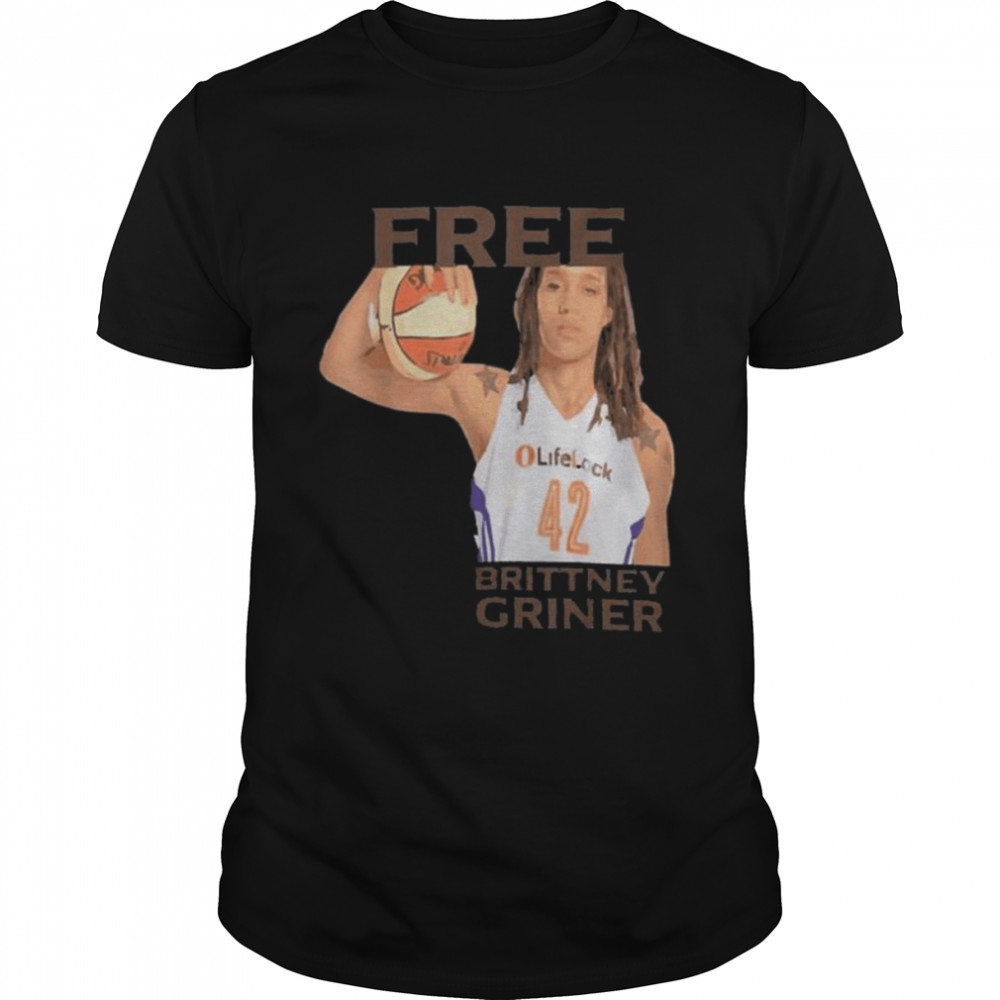 Release brittney griner free brittney griner basketball phoenix mercury 2022 shirt Classic Men's T-shirt