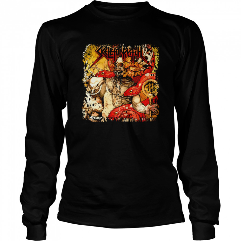 Scary Skeletonwitch shirt Long Sleeved T-shirt