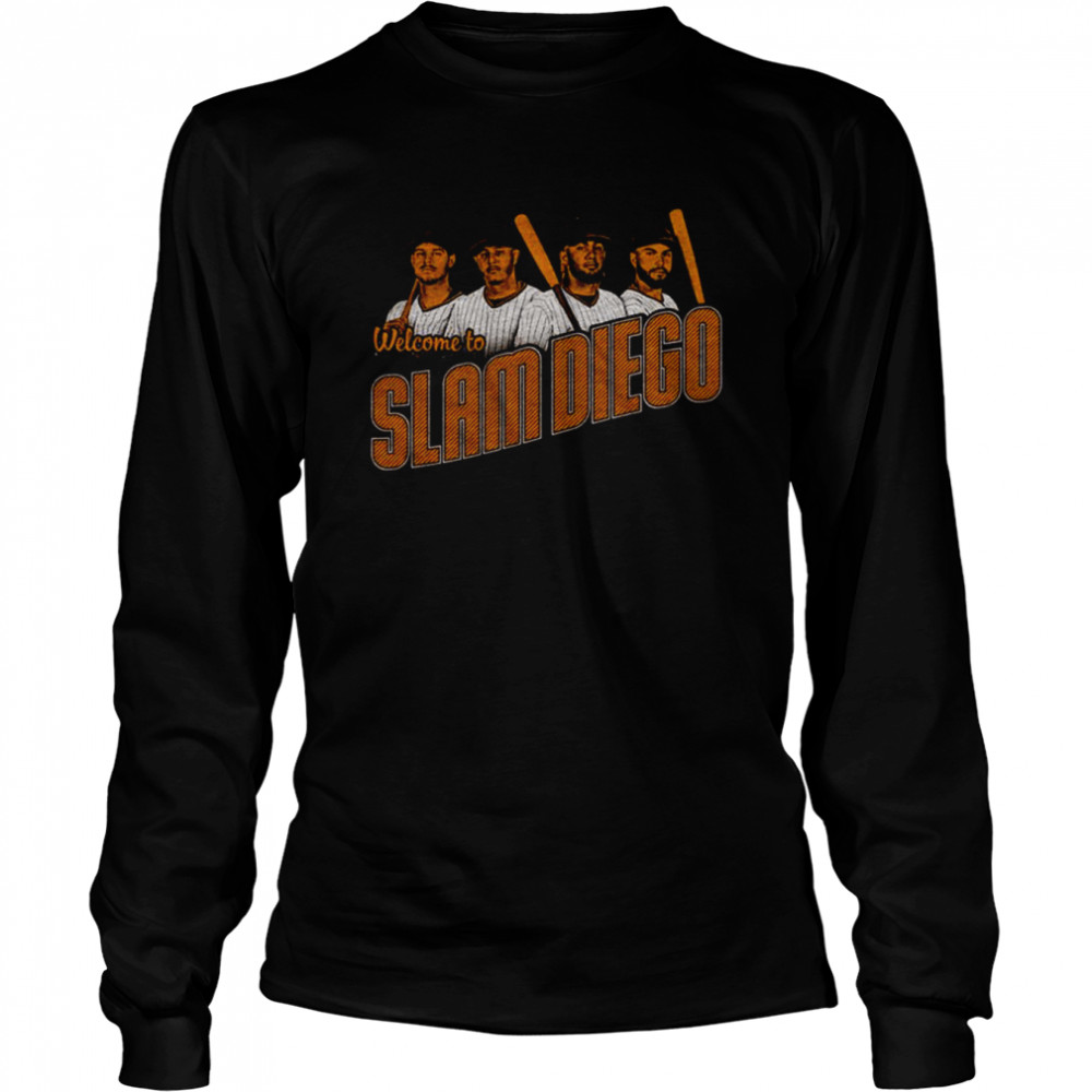 Slam Diego Fernando Tatis Jr. Manny Machado San Diego Baseball  Long Sleeved T-shirt