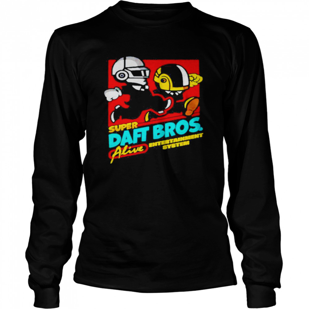 Super Daft Bros High Quality Of Daft Punk  Long Sleeved T-shirt