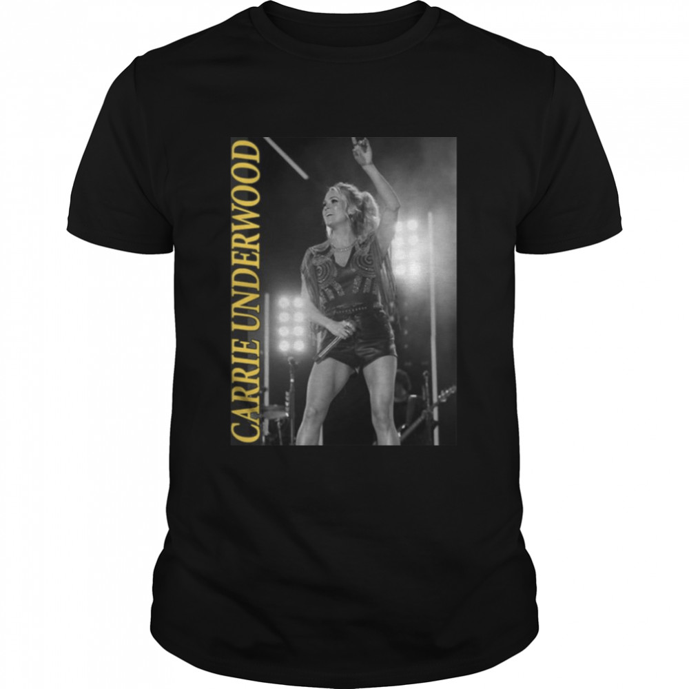 Vintage Country Music Carrie Underwood Cry Petty Idol Gift Fot You shirt Classic Men's T-shirt