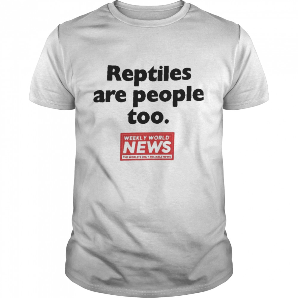Weekly World News Reptiles  Classic Men's T-shirt