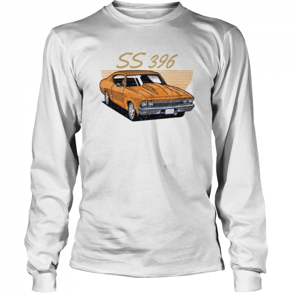 1968 Chevelle Ss 396 Retro Nascar Car Racing shirt Long Sleeved T-shirt