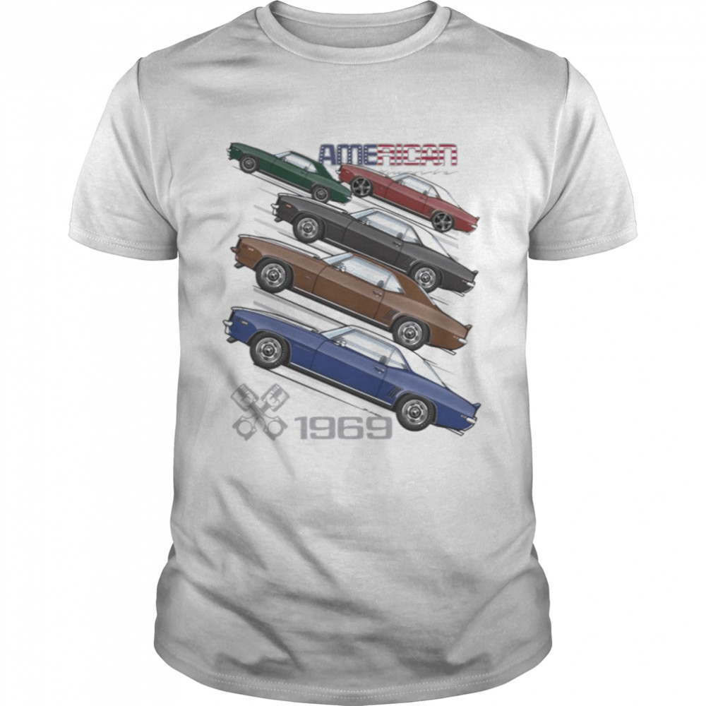 1969 Retro Nascar Car Racing shirt Classic Men's T-shirt
