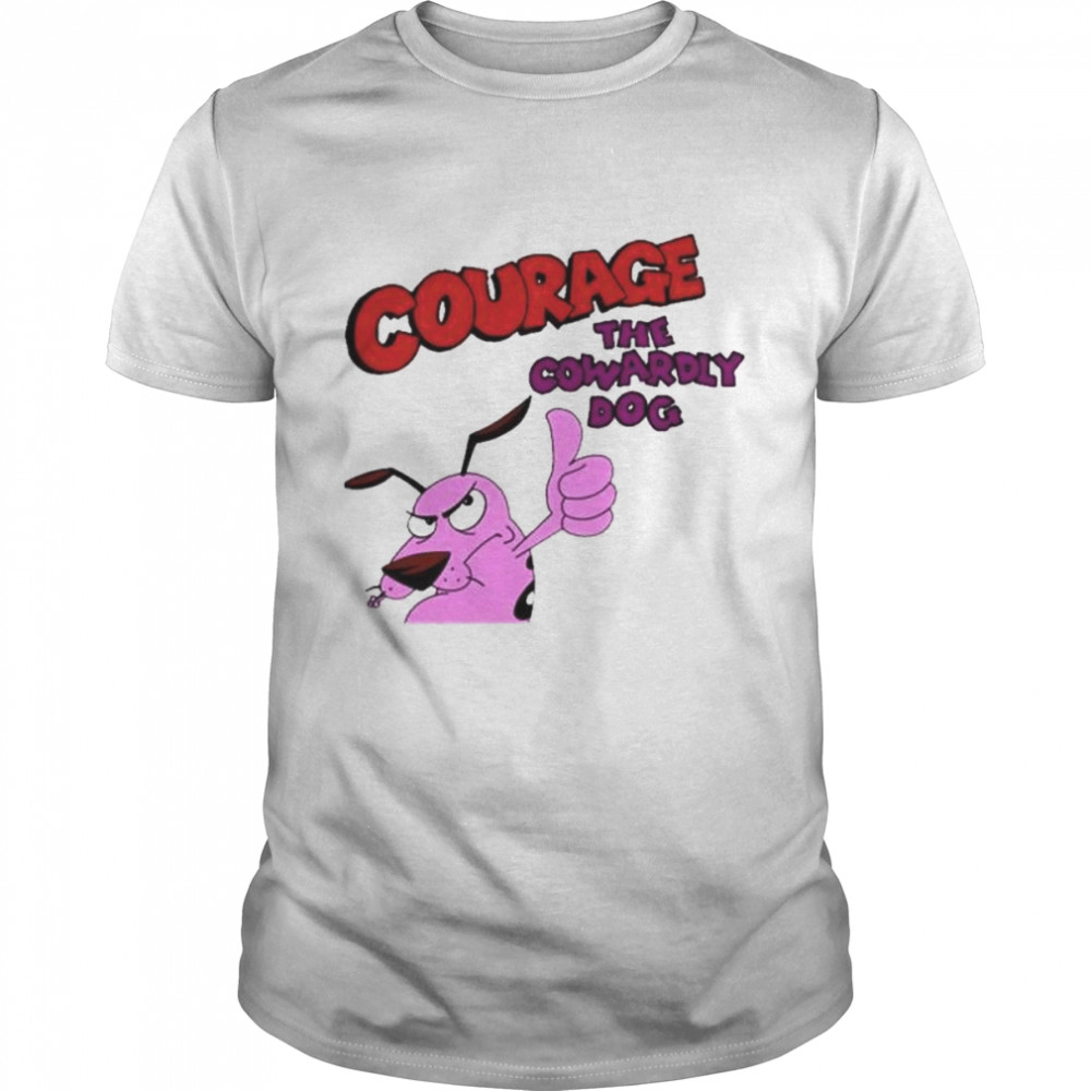 Big thumb up courage the cowardly dog shirt Classic Men's T-shirt