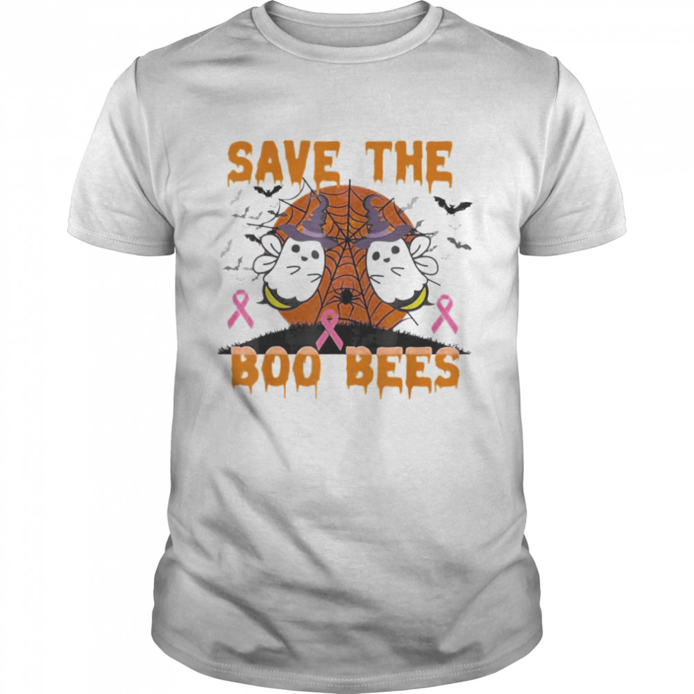 Save The Boobees Boo Bees Breast Cancer Halloween T- Classic Men's T-shirt