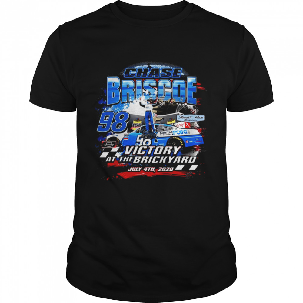 Chase Briscoe 2020 Indianapolis Brickyard Race Win Retro Nascar Car Racing shirt