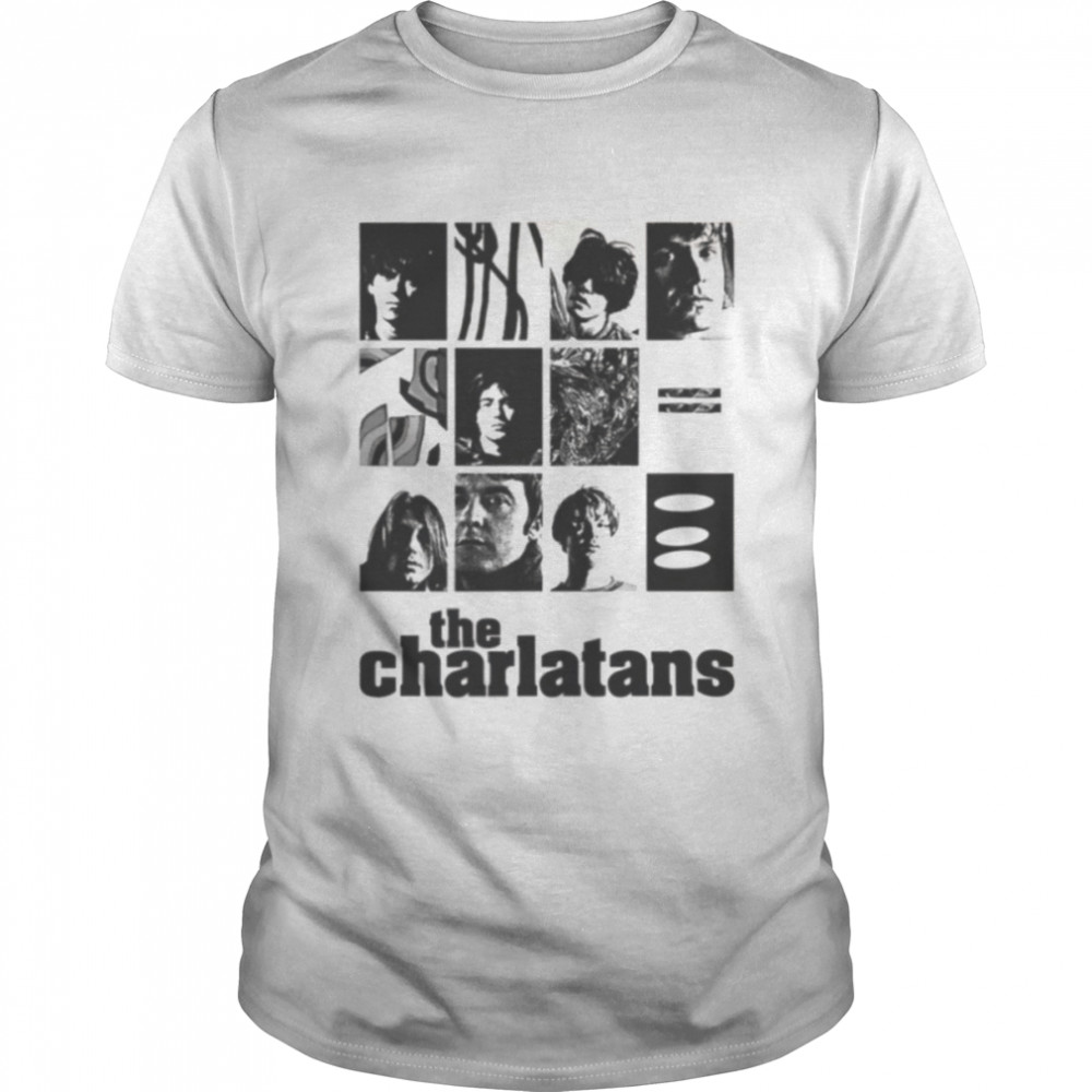 High And Dirty Black And White Art Britpop The Charlatans shirt