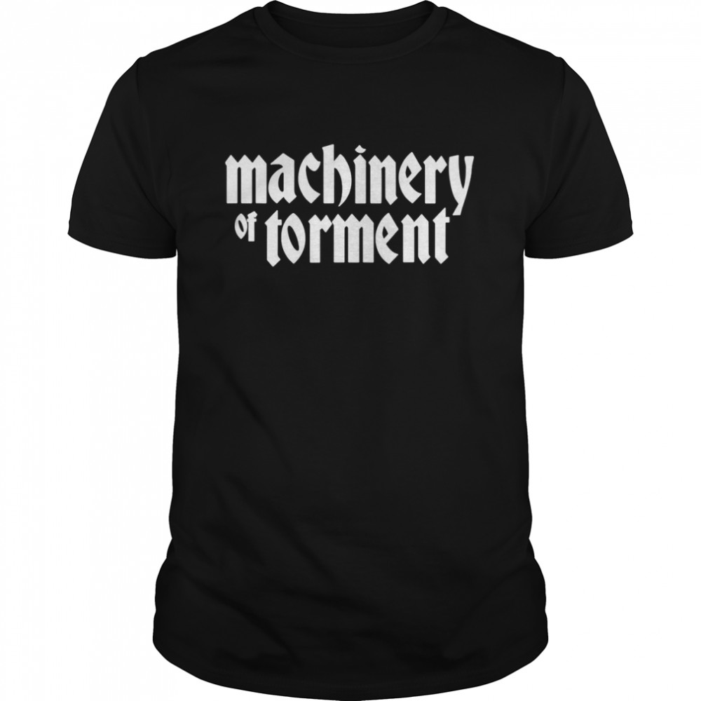 Machinery Of Torment Skullflower Metal Lords Logo shirt