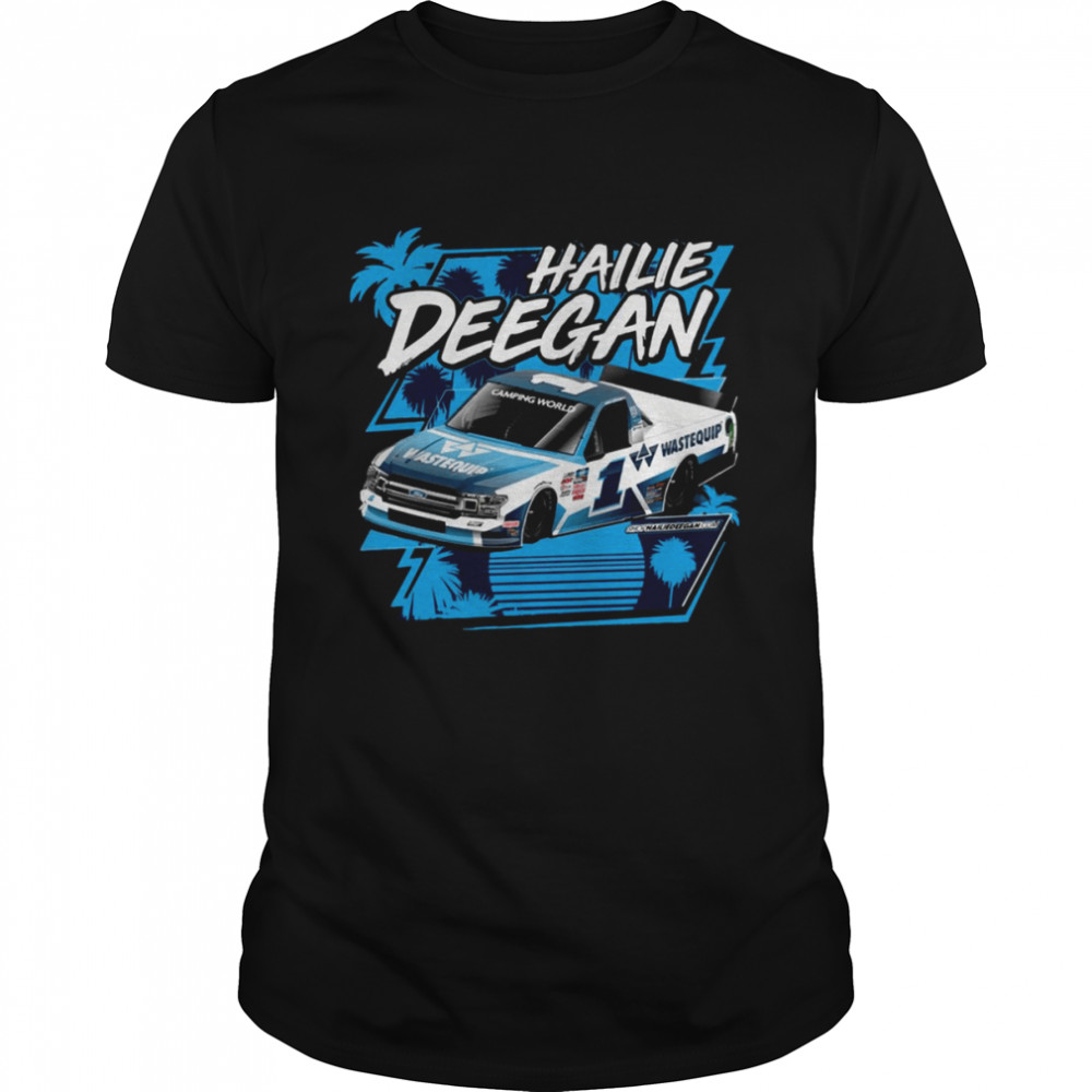 Merch Wastequip Retro Nascar Car Racing Hailie Deegan shirt