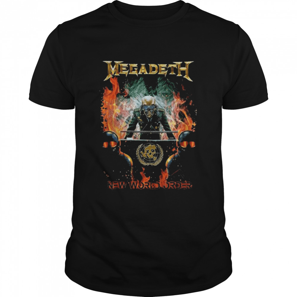 New World Order Megadeth shirt