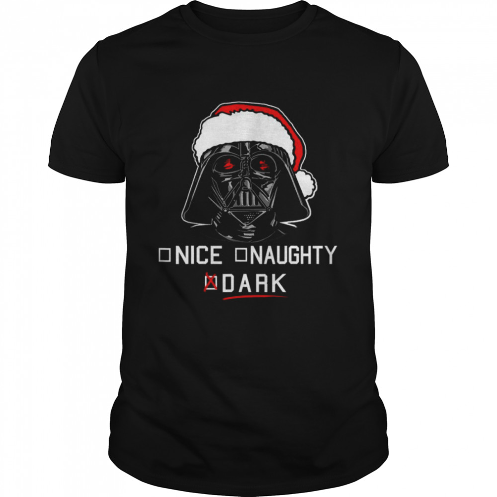 Nice Naughty Darth Vader Santa Christmas shirt