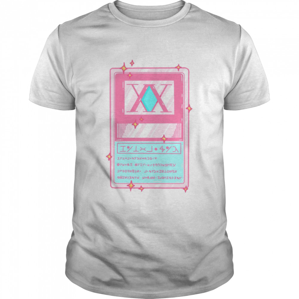 Pink Edition Hunter License Hunter X Hunter shirt
