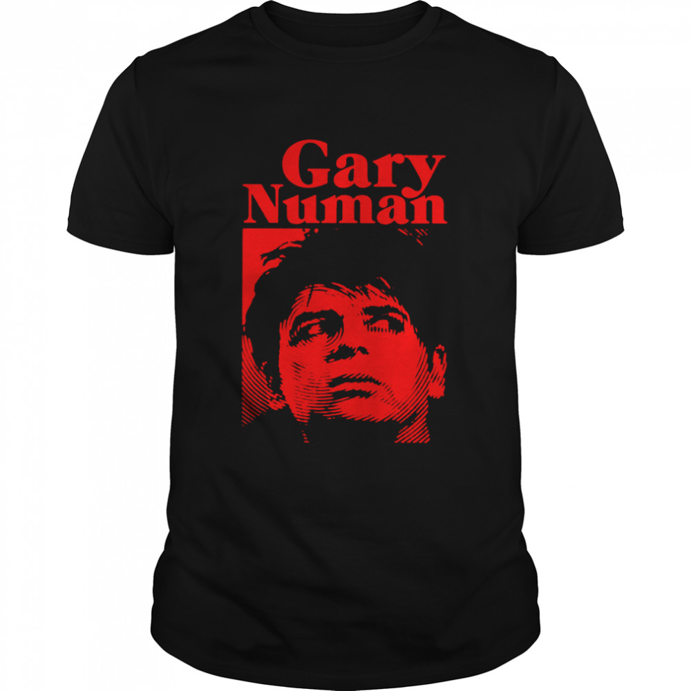 Red Art Tubeway Army Replicas Gary Numan shirt