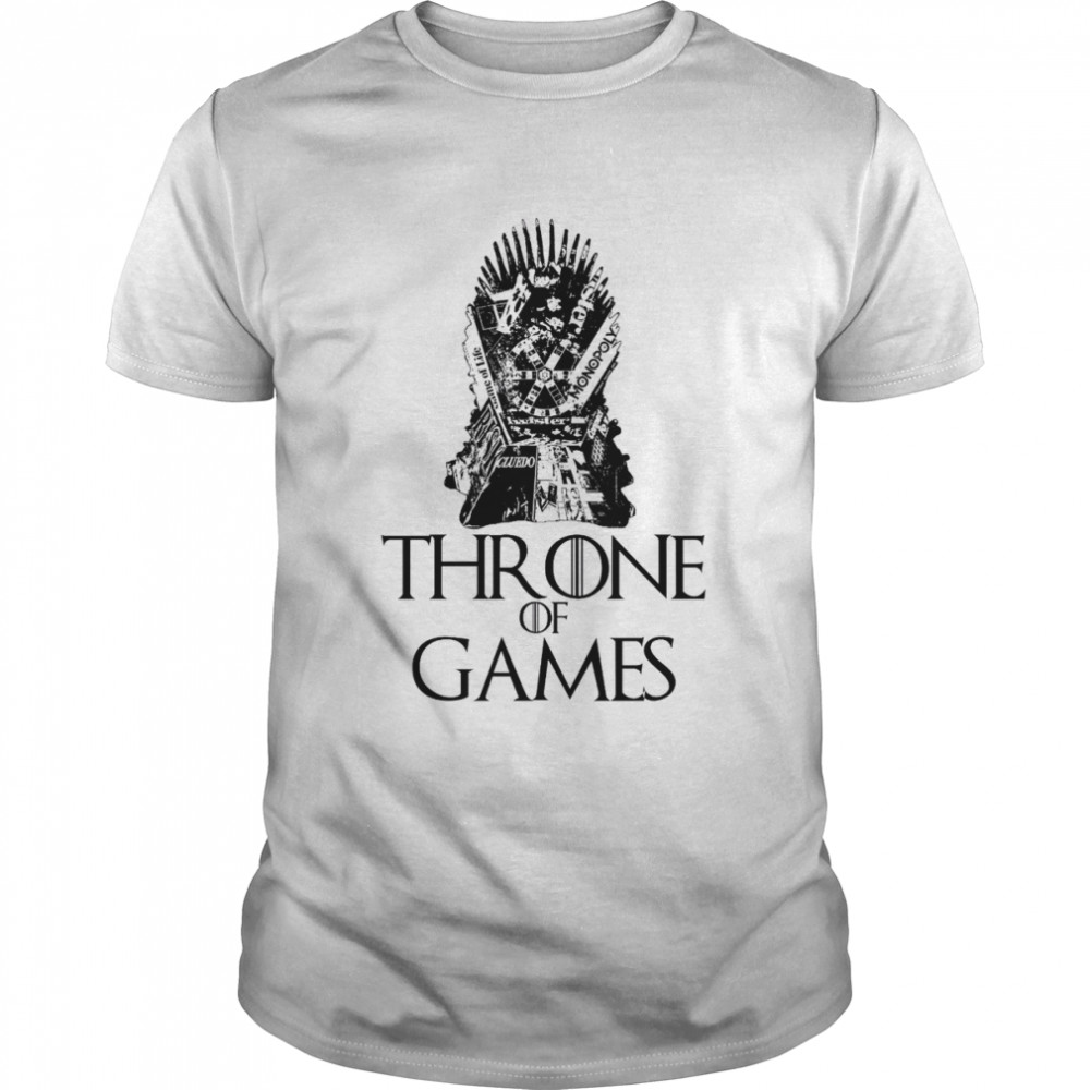 Throne Of Games Fantasy Board Game Tee shirt